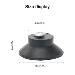 4pcs Air Compressor Rubber Foot Pad Shockproof Non-slip Components For Air Pumps Oil-free Machines Air Compressors Tool Parts