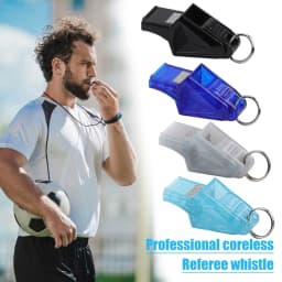 Referee Whistles Durable Professional Sport Whistle Multi-Application with Rope Mouthguard for Referee Competition Training