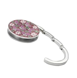 Folding bag handbag hook purse tote flower shape metal bag table hanger holder