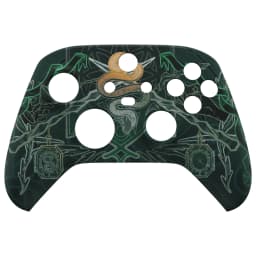 eXtremeRate Custom Pattern Part Faceplate, Soft Touch Grip Front Housing Shell Case for Xbox Series X/S (Xbox Core) Controller