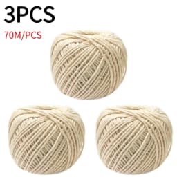 1/2/3/4/5/10/20PCS Cooking Tools Butcher's Cotton Twine Meat Prep Trussing Turkey Barbecue Strings Meat Sausage Tie Rope Cord