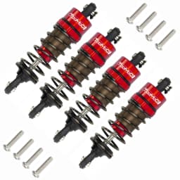 1/10 RC Oil Filled Shock Absorbers Kit for ARMMR HSP LosiTamiya TT02 TT01 WR-02 M05 M06 TA05 On Road Car Drift Car Upgrade Parts