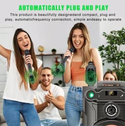 XGES Wireless Microphone Converter XLR Transmitter and Receiver Microphone Wireless System for Dynamic Microphone