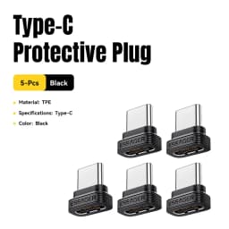 Essager Type C Dust Plug Type C To Type C OTG Adapter Supports Charging&Data Transfer Protective Plug For iPhone Samsung Xiaomi