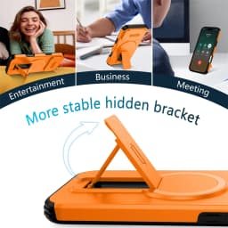 Shockproof Foldable Magnetic Stand Phone Case For iPhone 18 17 16 15 14 13 12 11 Pro Max Air 16E Full Body Lens Protection Cover