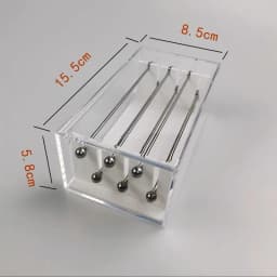 Large Capacity Bracelet Charm Collection Case Rondelles Beads Acrylic Organizer Storage Box Pendant Trollbeads Holder Stand Rods