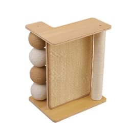 Sofa Corner Cat Scratching Post Couch Protector Sisal Scratcher Board Solid Wood Cat Scratchers Indoor Side Table Cats Furniture