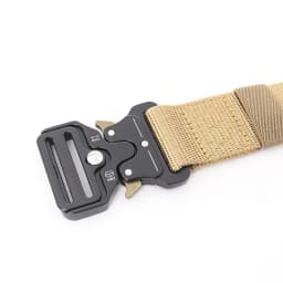 3.8X125cm - Belt Quick Release Outdoor Metal Belt Soft Real Nylon Sports Accessories Men And Women Black Belt