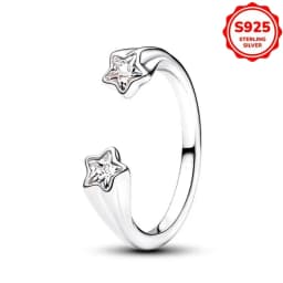 2026 Hot Selling 925 Silver Multi-Color Sun and Moon Heart-Shaped Ring for Women's Party Exquisite Jewelry Gift