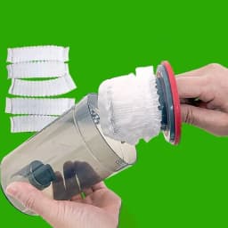 100PCS Disposable Vacuum Cleaner Filter Protective Cover Non-woven Fabric Dust Collection Filter Cover For Vacuum Cleanner