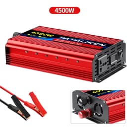 Pure Sine Wave Inverter DC 12V/24V To AC 110V/220V 1600W 2500W 3500W 4500W 5000W 6000W Portable Power Converter Universal Socket