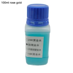 100ML Gold Plating Solution Platinum Jewelry Electroplating Water Silver Oxidized Liquid