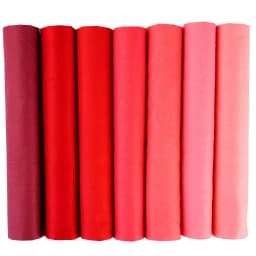 7PCS 25 X 25cm/50 X 50cm Squares Cotton Craft Plain Fabric Cloths for DIY Bundle Patchwork Quilting Sewing Scrapbooking Artcraft