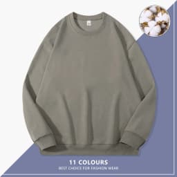 Custom Embroidery Logo Solid Sweatshirts Spring Autumn Warm Sweatshirt High Quality Men Tops Male Brand Hip Hop Pullover