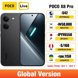 POCO X8 Pro 5G Global Version Dimensity 8500-Ultra 12GB 512GB 6500mAh 100W HyperCharge 6.59'' 1.5K 120Hz NFC Android Phone