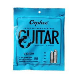 Orphee Bass Guitar Strings VX120 VX130 VX140 Medium Carbon Steel Hexagonal Core Alloy Wound Electric Bass Parts & Accessories
