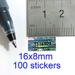 Hologram Security Seal Tamper Evident Removal Proof Packing Label Serial Number VOID Left Open Evidence Anti-fake Laser Sticker