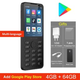 QIN F21 Pro Global Version Mini Smartphone Android11 Google 2.8 Inch Touch Screen 4G WiFi Bluetooth Physical Keypad Mobile Phone