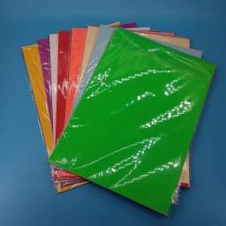 A4 Adhesive Printing Paper, Mixed Color Packaging Sticker Size 21x29.7cm Color Sticker 10 Sheets / Pack