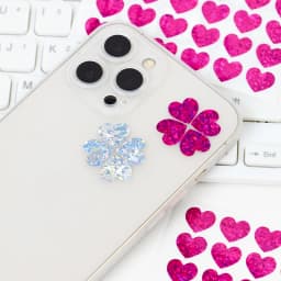 10 Sheets Laser Heart Stickers Pack Mini Color Love Self-adhesive Marker Notes Decoration for Diary Album Valentine's day A7754