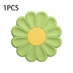 1pcs Daisy Silicone Trivets Mats - Heat Resistant, Non-Slip Kitchen Pads for Pots, Pans & Dishes - Perfect Christmas & Halloween