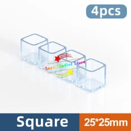 Transparent Chair Leg Caps Rubber Feet Protector Pad Furniture Table Covers Socks Plugs Cover Furniture Leveling Feet Home Decor