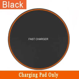 Ultra thin Wireless Charger Pad Stand Mobile Phone Fast Charging Station For iPhone 17 16 15 14 13 12 11 Samsung S24 S23 Xiaomi