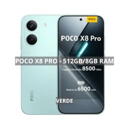 Poco X8 PRO 5G, 512GB/8GB Versão Global, Smartphone MediaTek Dimensity 8500-Ultra, Bateria 6500mAh, Câmera 50MP