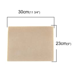 2PCs Doreen Box Bead Mats Jewelry Beading Tool Non-slip Blue Brown Random Color Flocking Sponge Polyester Mesh Mat, 30x23cm