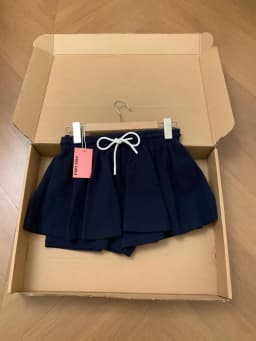 Unique Design High Waist A-Line Skirt Women's Thin Fashionable Puffy Skirt Sporty Feel Short Skirt Breathable Polyester