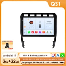 Hizpo Android 14 Car Radio for Porsche Cayenne 1 2002-2010 Multimedia Video Player 2din 4G Navigation Carplay Head Unit No DVD