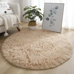 Bubble Kiss Thick Round Rug Carpets For Living Room Soft Home Decoration Bedroom Room Plush Salon Thicker Pile Rug 40cm