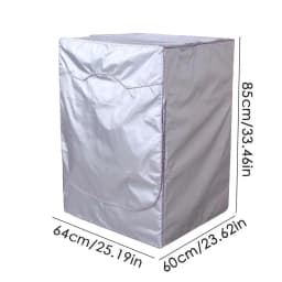 Protective Cover For Washing Machines Practical Sun Protection Cover Washing Machine Dust Protection Dustproof Portable Washing