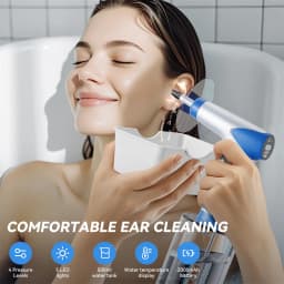 Large Capacity Ear Wax Removal Kit 500ML Ear Cleaning Tool with Clear LED Display USB Rechargeable Electric Ear Irrigation Tool