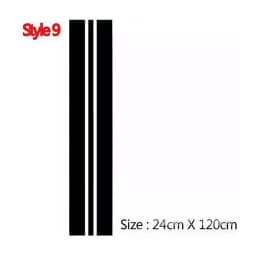 1pc Hood Car Sticker Personalized Stripe Stickers Auto Modified Body Sticker Car Accessories Decoration Covering Film
