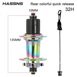 HASSNS PRO7 Mtb Hub 32 24 Holes Bearing Mountain Bike Freehub Rear Hub 32h 24h Noisy Cube Bicycle Bushings 12 11 10 9 8 7 Speed