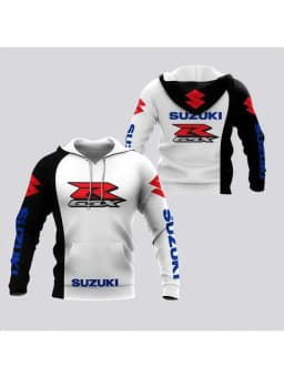 Suzuki 2026 Spring and Autumn Sportswear 3D Printed Men's and Women's Hoodies Hip-Hop Street Fashion Motorcycle Clothing