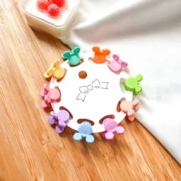 10PCS Cute Star Butterfly Small Hair Claw Crab Hair Clips Girls Childs Mini Cartoon Hair Clamps Baby Headwear Accessories Sets