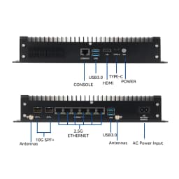XCY X113 Industrial PC Firewall Router Gateway VPN Server Intel Core i5-1235U Processor 6x 2.5G Ethernet Support 2x 10G SFP+