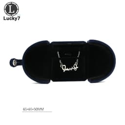 Double Open Button Jewelry Box Valentine's Day Birthday Surprise Gift Ring Pendant Stud Necklace Box Jewelry Boxes and Packaging