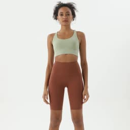 Nylon Yoga Set Gym Two Piece Sets Womens Bra Top Women Cycling Shorts Sport Fitness Sportswear 45 Colors Womens Clothing