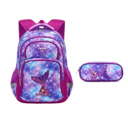 Cartoon Unicorn 3 Piece Set School Bags For Girls Boys Kids Space Backpack Primary School Students Backpack With Lunch Box