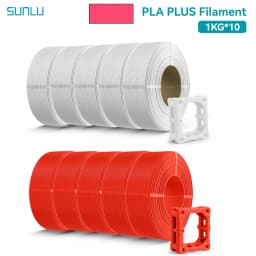 SUNLU 10KG PLA/PLA PLUS Filament 1.75mm 1KG Without Tray 3D Printer Filament for 3D Pen & Refill Filament