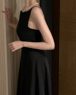 Ele Chic Long Svel Dr High Waist A-Line Silhouette Commute Sle Summer Collection Faionable oulder Design
