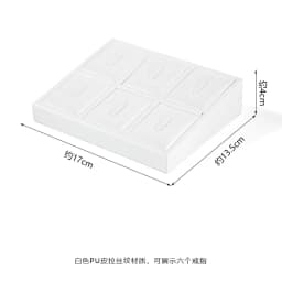 Pure WhiteJewelry Exhibitor Props Bracelet Earring Frame Wiredrawing Table Jewelry Tray Necklace Earring Ring Jewelry Display