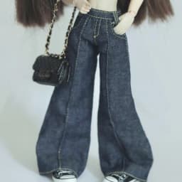 New Arrival Blythe Doll Clothes Knitted Sweater Cool Style Cropped Navel Top and Pants for Blyth OB24 Licca Dolls Accessories