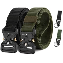 Men's Belt Outdoor Hunting Tactics Belt Multi functional Buckle Nylon Belt High Quality Marine Corps Canvas Belt 125cm