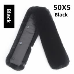 Warmth Insulated Rabbit Fur Collar for Men's Leather Jacket And down Coat Whole Skin Stand Collar Anti Dirt Fake Fur Collar