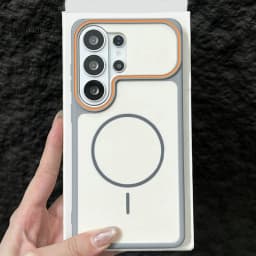 Luxury Dual Tone Matte Phone Case For Samsung Galaxy S26 S25 S24 S23 Ultra Plus For Magsafe Wireless Charge Cover