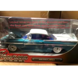Static Die Casting 1:24 Scale Simulation Chevy Impala Alloy Coupe Collection Memorial Car Model